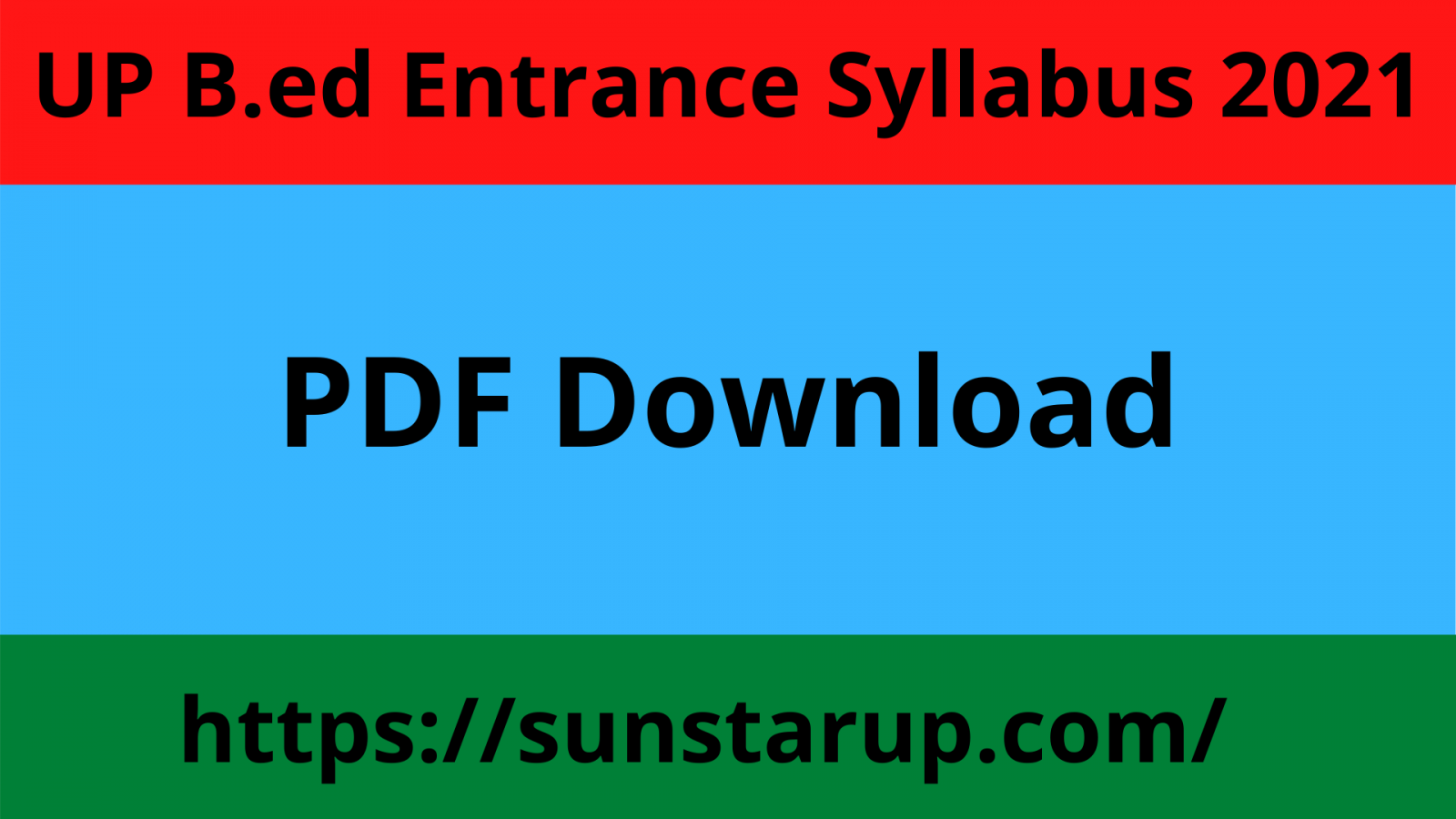 UP B.ed Entrance Syllabus 2021: PDF Download