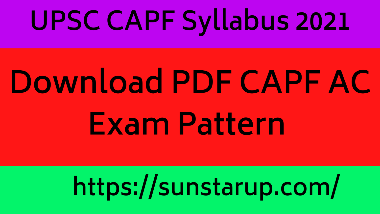 upsc-capf-syllabus-2021-download-pdf-capf-ac-exam-pattern-sunstarup