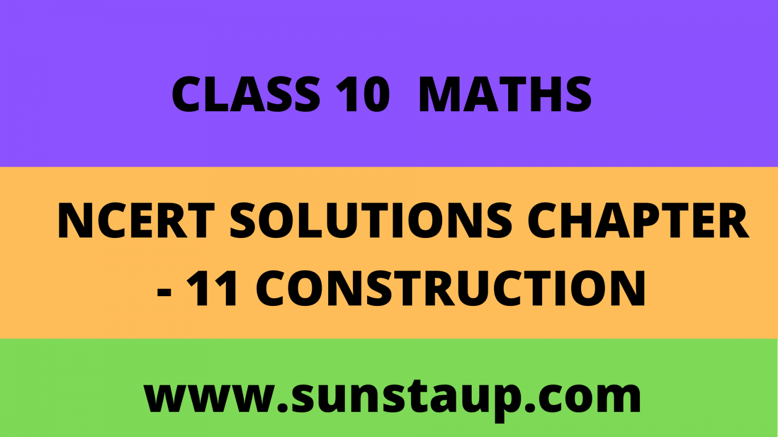 class 10 subject math chapter 11 exercise 11.1